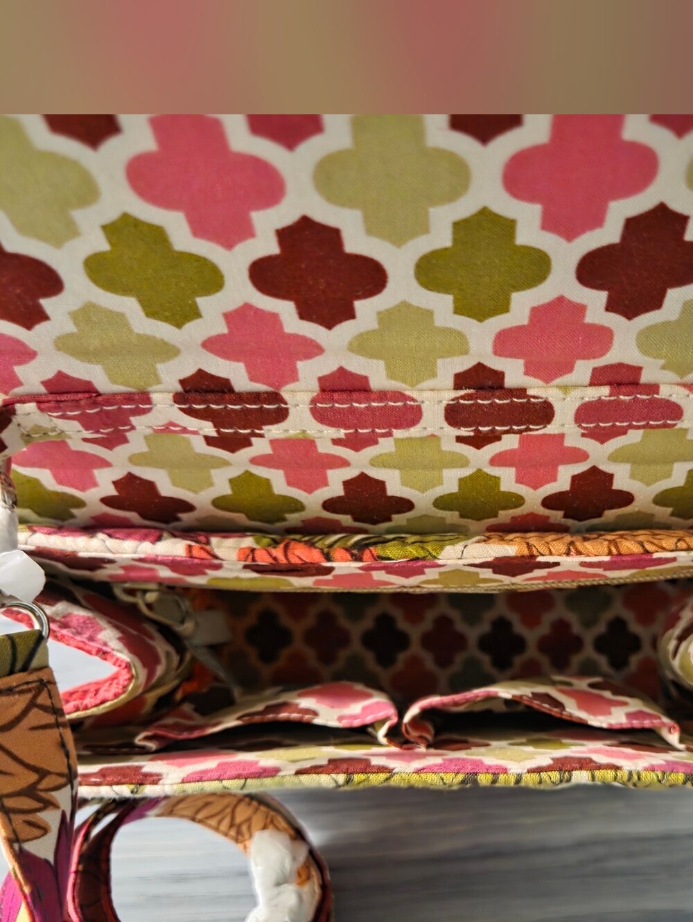 Vera Bradley Hello Dahlia! Julia Bag - Picture 5 of 5